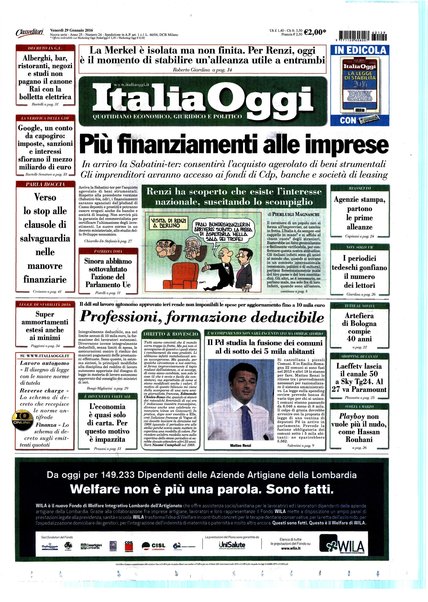 Italia oggi : quotidiano di economia finanza e politica